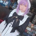 メイド姿のゴスロリファッションを披露【えなこさん/2020年12月1日】