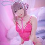 ピンクのランジェリーコスプレ姿を披露【宮本彩希さん/2021年1月17日】