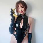 「かなりドSになりました」セクシーなボンテージ風衣装で『週刊SPA!』掲載を報告【緒方咲さん/2021年1月26日】