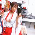 セクシーな巫女コスプレ衣装を披露【清水あいりさん/2021年1月7日】