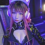 「我はにゃんサイバーだっ!」セクシーな猫耳コスプレ姿を披露【しらほしなつみさん/2021年1月8日】