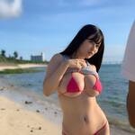 「雨だけど 少しでも心が晴れますように︎︎」極小ビキニ撮影ショットを公開【未梨一花さん/2021年2月15日】