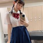 「いい子にしてる人だけに見えるよ」スケスケ女子高生衣装姿を公開【高崎かなみさん/2021年3月9日】