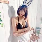 「また新しく頑張りましょうねん」バニービキニ姿でファンを魅了【緒方咲さん／2021年4月1日】