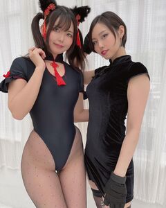 「チャイナお姉さんに飼われる猫」ハイレグレオタード姿でファンを魅了【九条ねぎさん/2021年5月3日】