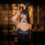 「セクシー過ぎる」「高級感あります」セクシーバニーガール姿にファン歓喜【原つむぎさん／2021年5月24日】