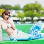 「マーメイド最高」「似合ってます」人魚グラビアショットでファンを魅了【花咲来夢さん/2021年6月7日】