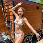 「カッコいい」「素晴らしい」プライベートサウナ『k-sauna』の撮影でビキニ姿を披露【 KAREN(カレン)さん/2021年8月1日】