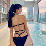 「お尻のトレーニングするようになってから、くびれもできて嬉しい！」美背中＆美尻ショットを披露【九条ねぎさん／2021年9月30日】