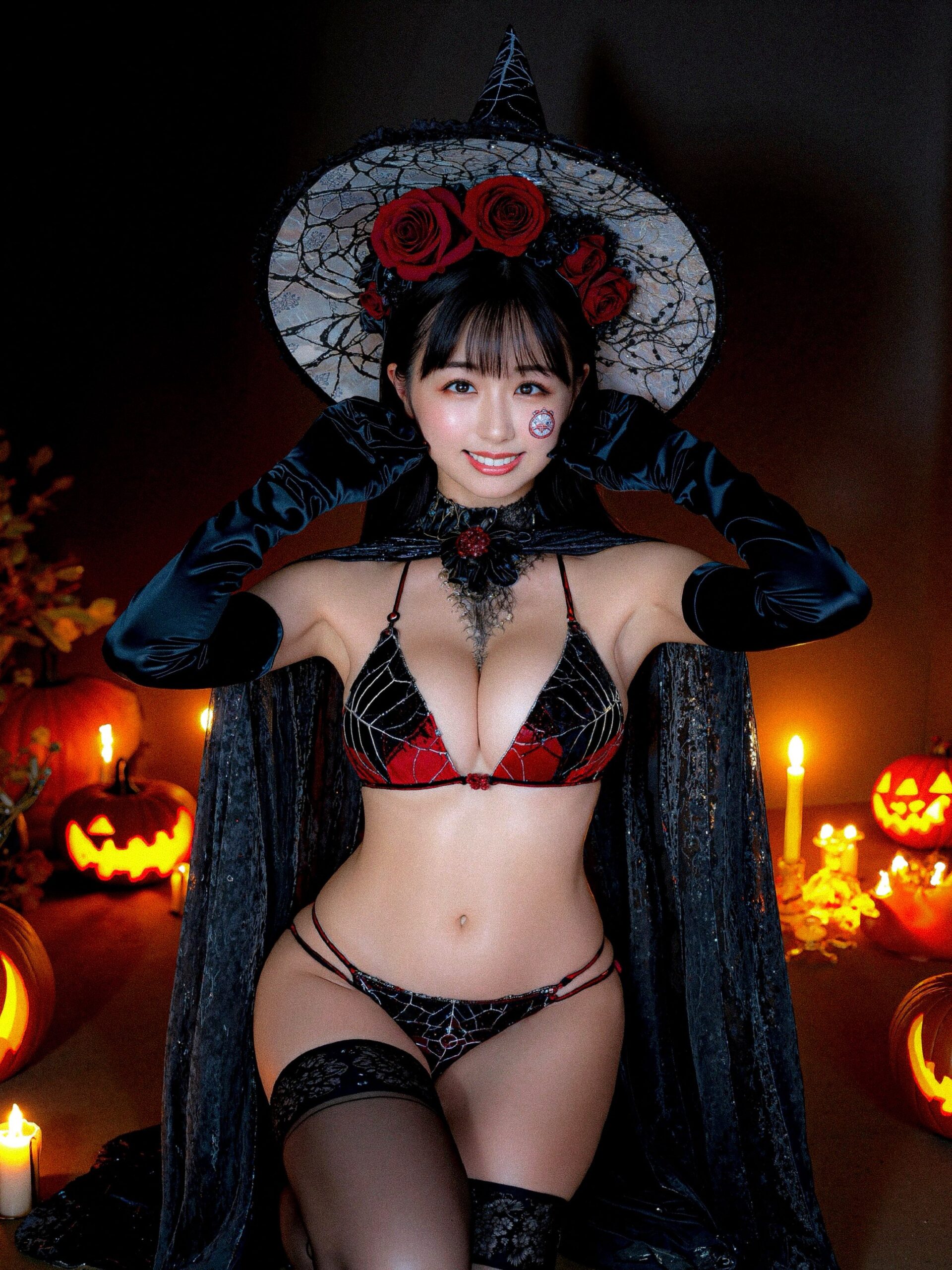 くりえみ、魅惑の「妖艶魔女」に大変身!「Happy Halloween」