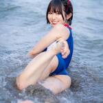 水湊まり花、スクール水着姿で「海ではしゃいじゃうタイプ！」と告白！ ファンに「それでもいいよって人🖐️」と問いかけ