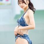 百野綾華、デニムビキニ姿でファンを誘惑！「#いいお尻の日 だからほどいてみる…？♡」に大反響