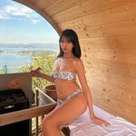 「ベスト体重に戻りました✨」 井上晴菜、サウナで見せる“コンプレックス”を乗り越えた健康美ボディ